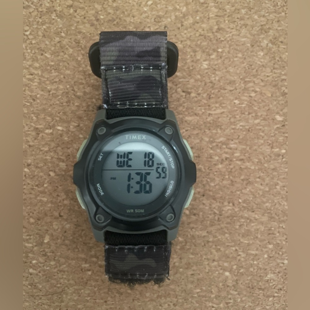 Timex Black and Gray Digital Watch